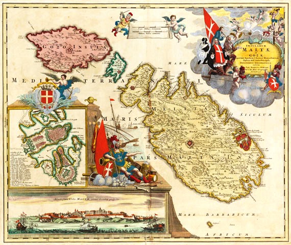 Map of Malta for Taught MA